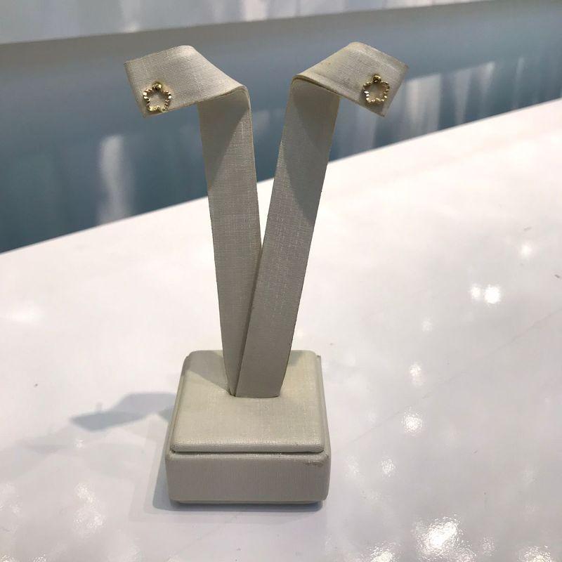 BRINCO DIAMANTADO INFANTIL BANHADO A OURO