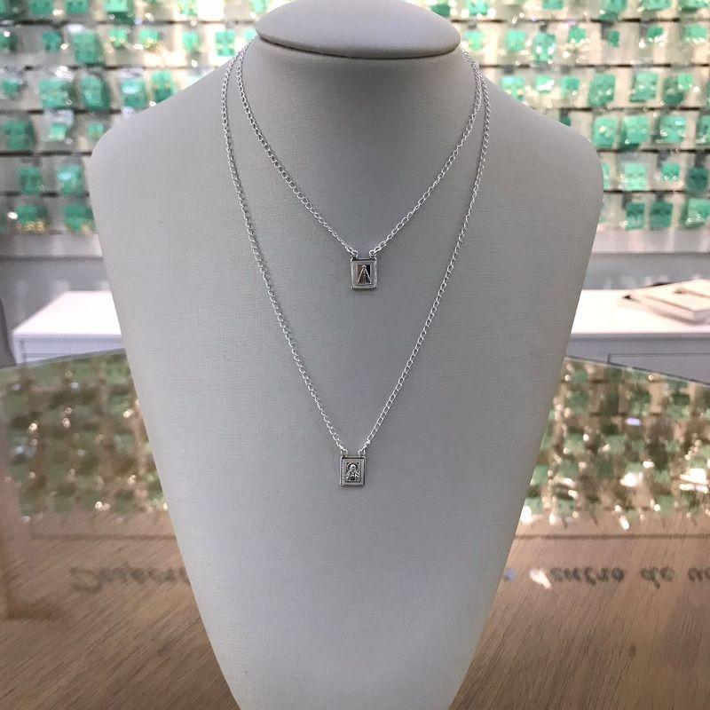 ESCAPULÁRIO BANHADO A PRATA