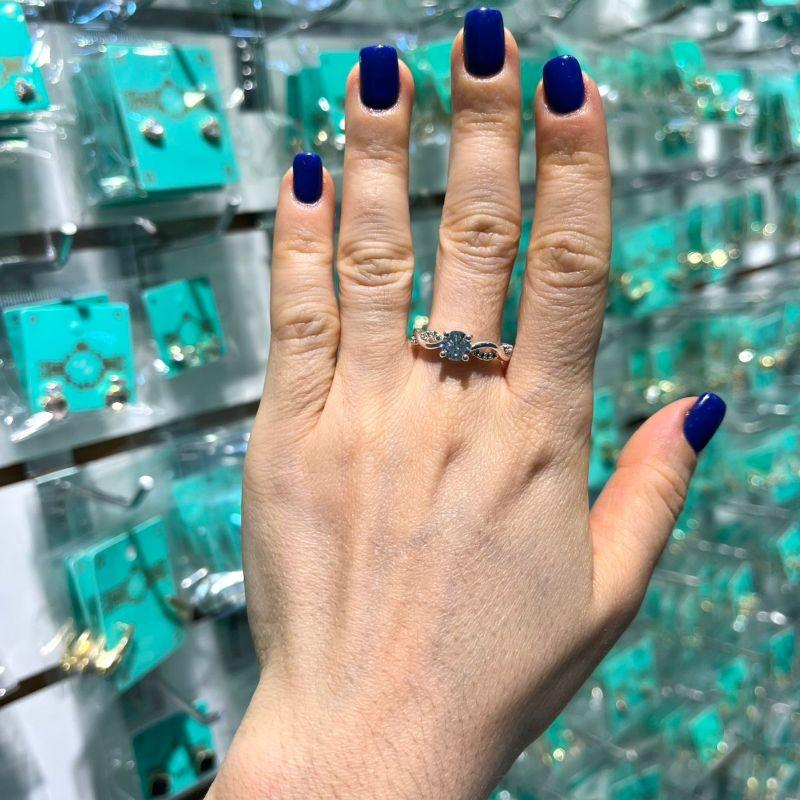 ANEL SOLITÁRIO DESPERTAR BANHADO A PRATA