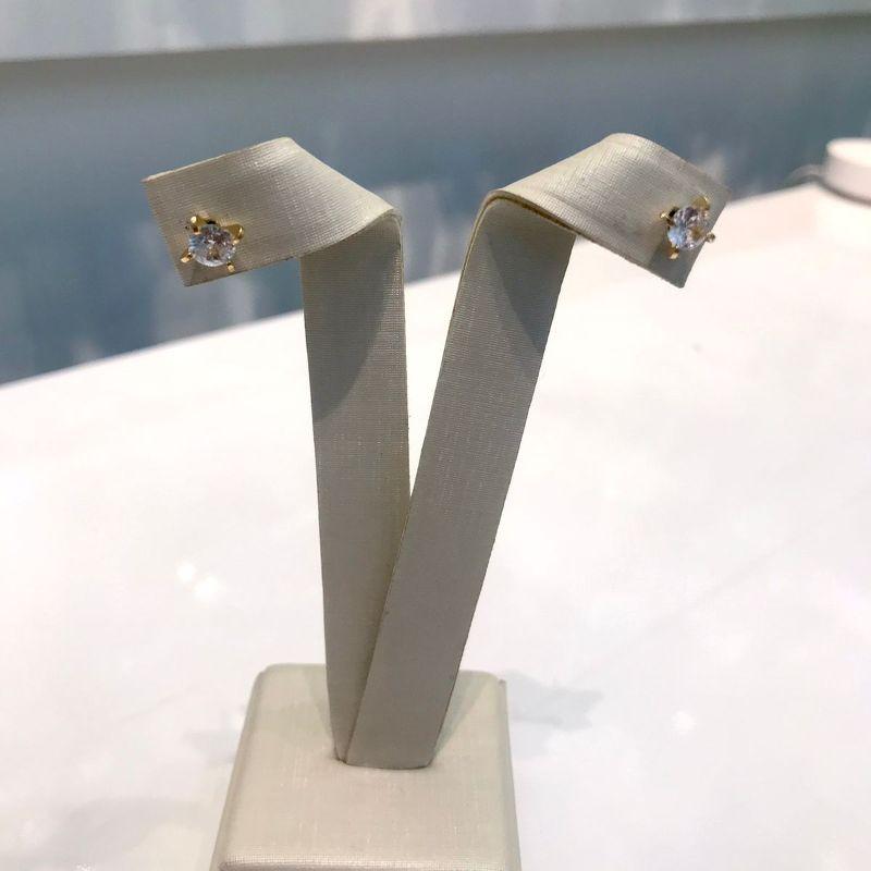 BRINCO PONTO DE LUZ DESIGN BANHADO A OURO