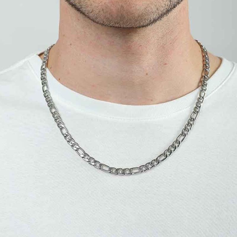 CORRENTE FÍGARO MASC AÇO INOXIDÁVEL