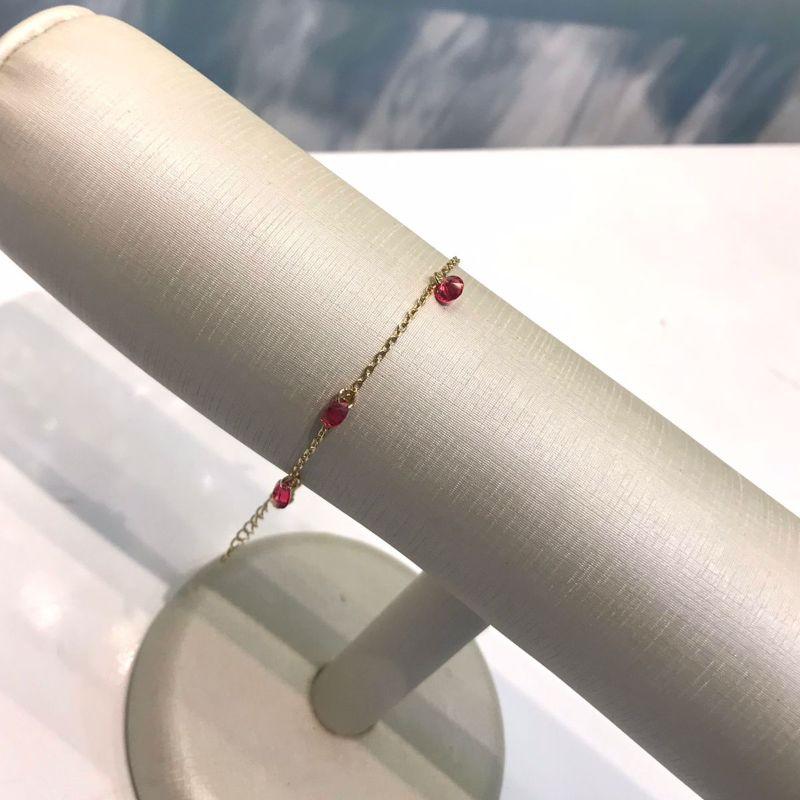 PULSEIRA TIFFANY PINK BANHADO A OURO