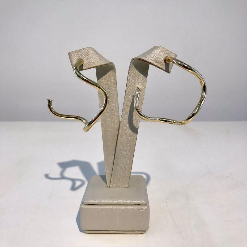 ARGOLA ENVOLVER BANHADO A OURO