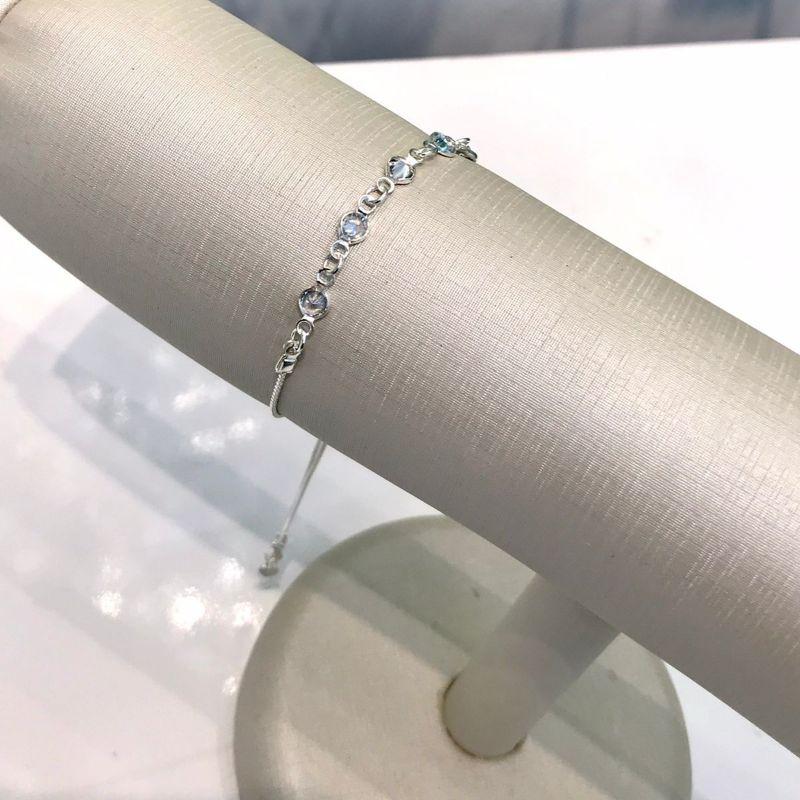 PULSEIRA TIFFANY BANHADO A PRATA