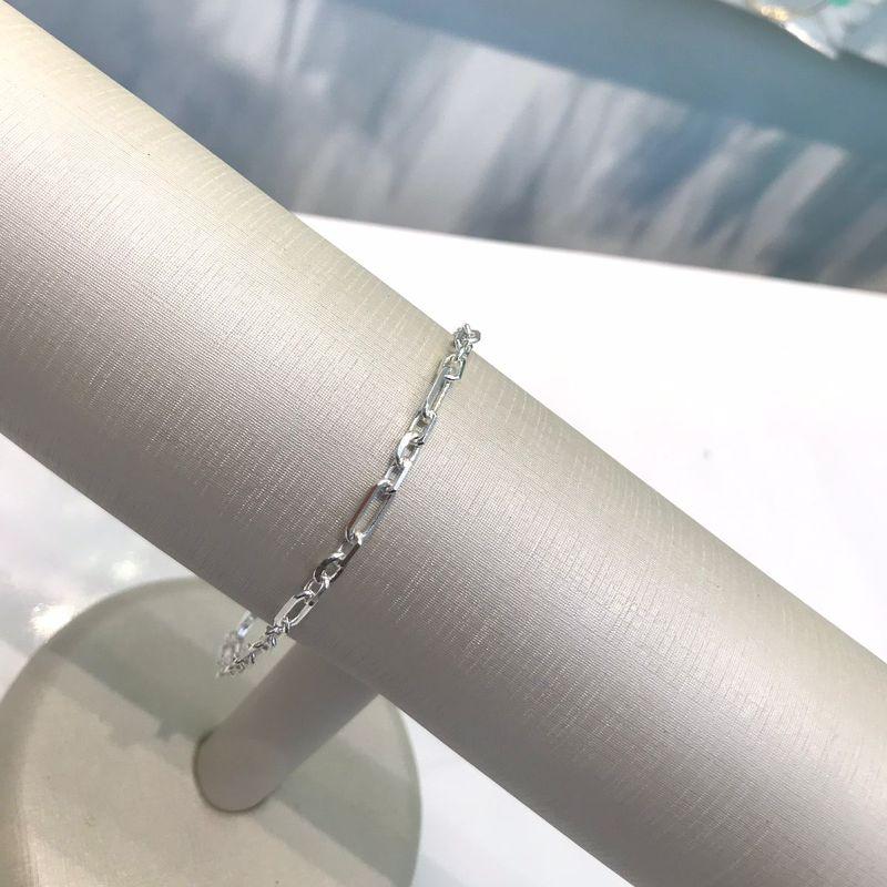 PULSEIRA FÍGARO MAN MASCULINO BANHADO A PRATA