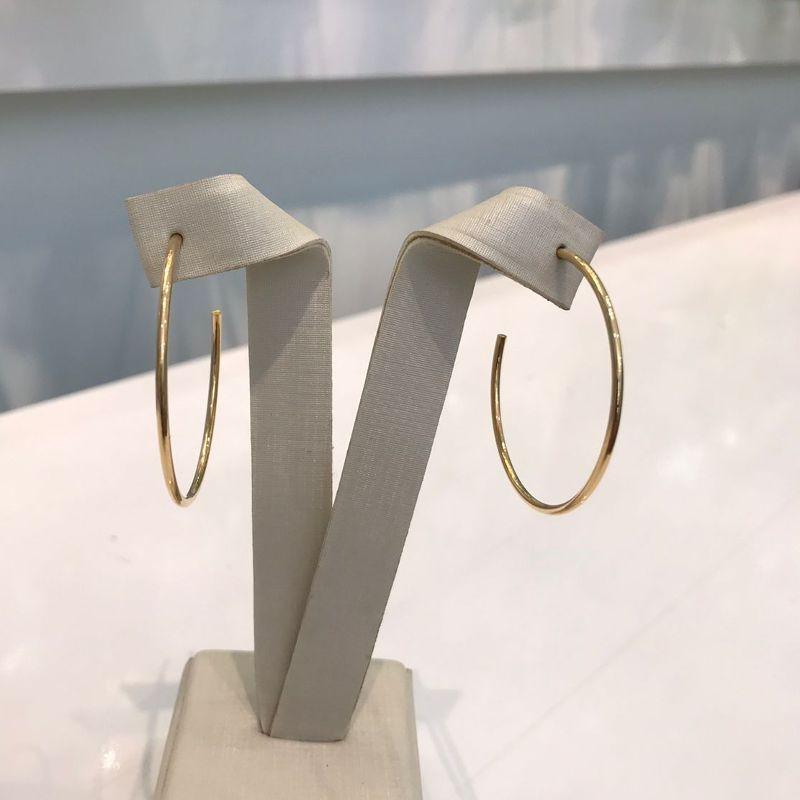 BRINCO ARGOLA BANHADO A OURO