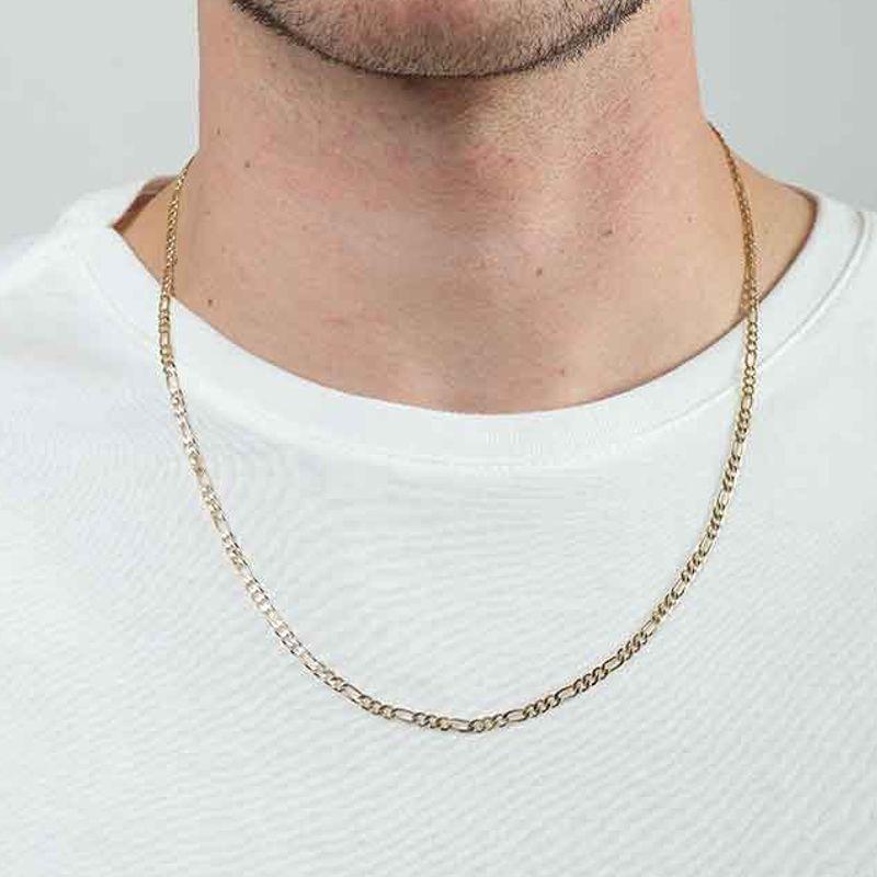 COLAR FÍGARO MAN MASCULINO BANHADO A OURO