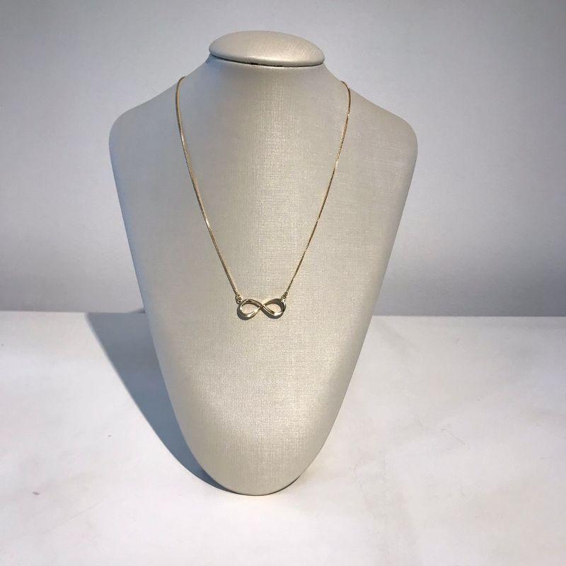 COLAR INFINITO BANHADO A OURO