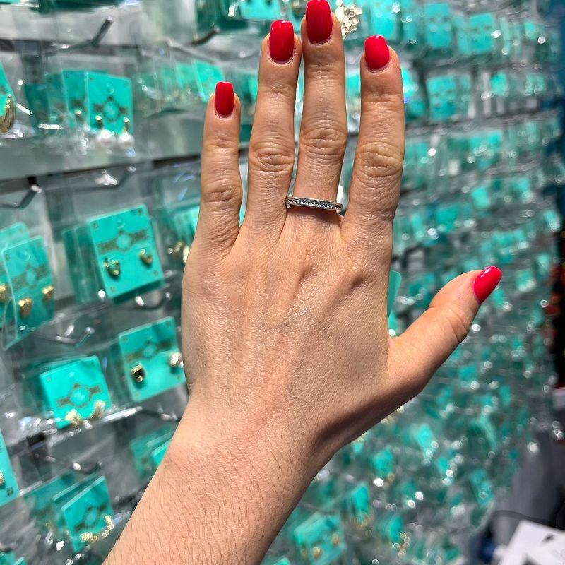 APARADOR GLAMOUR EM ZIRCÔNIA BANHADO A PRATA