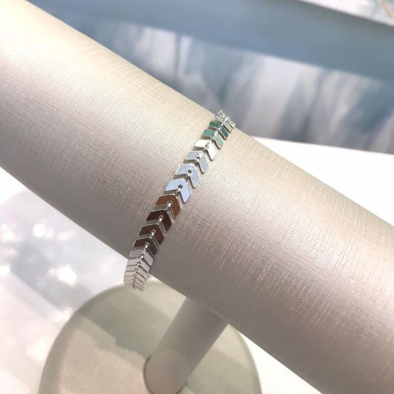 PULSEIRA ESCAMAS BANHADO A PRATA