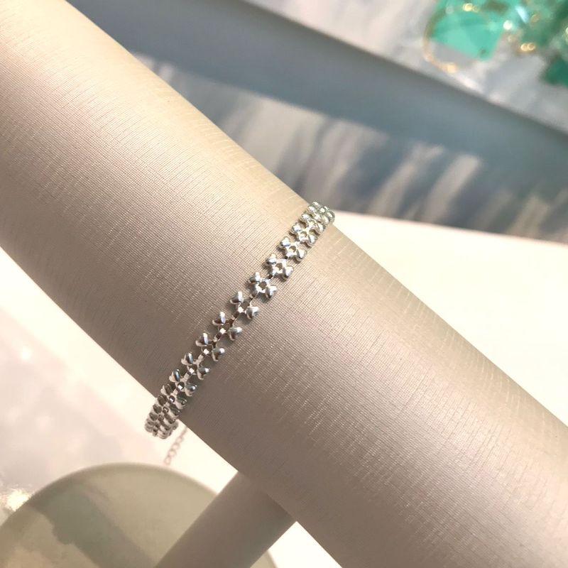 PULSEIRA AMORES BANHADO A PRATA