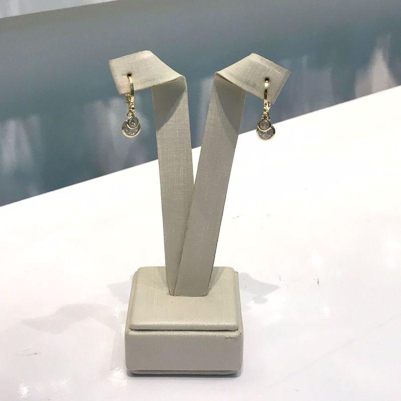 ARGOLINHA TIFFANY BANHADO A OURO