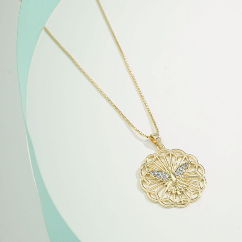 COLAR ESPÍRITO SANTO BANHADO A OURO