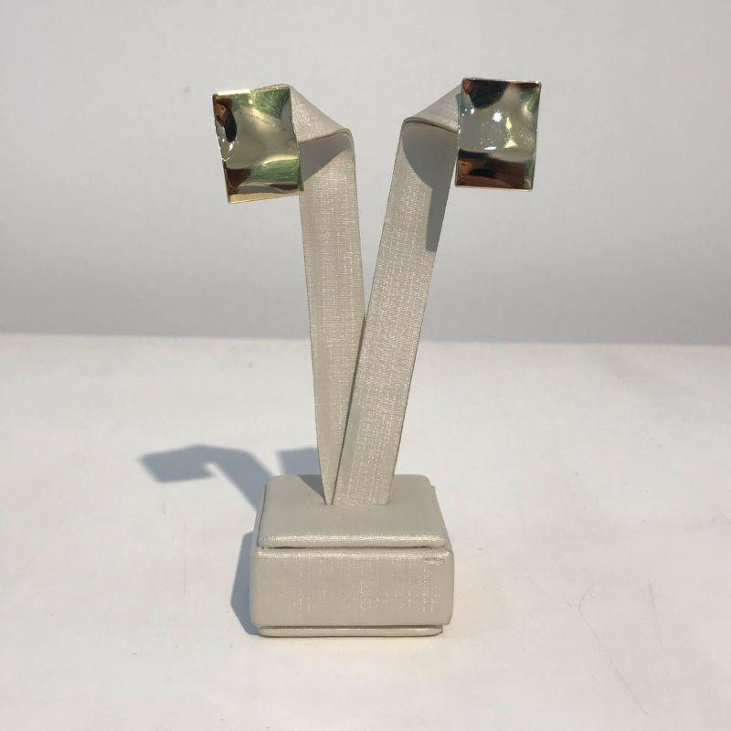 BRINCO WAVY ORGÂNICO BANHADO A OURO