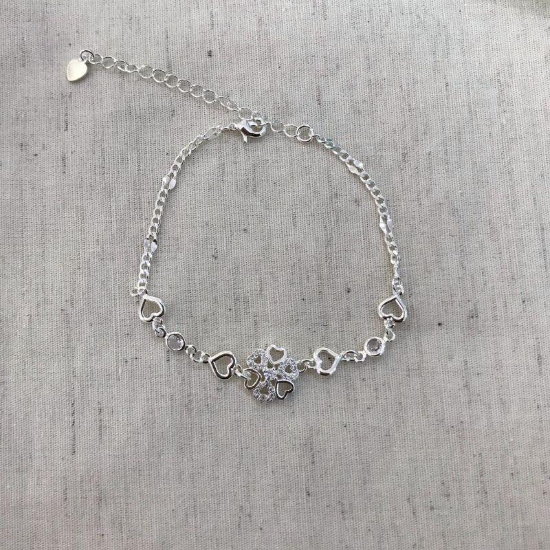 PULSEIRA CARÍCIA JEWELRY EM ZIRCÔNIA BANHADO A PRATA