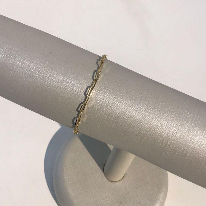 PULSEIRA CARTIER MASCULINO INFANTIL BANHADO A OURO