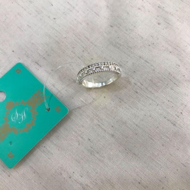 ANEL SPLENDORE EM ZIRCÔNIA BANHADO A PRATA