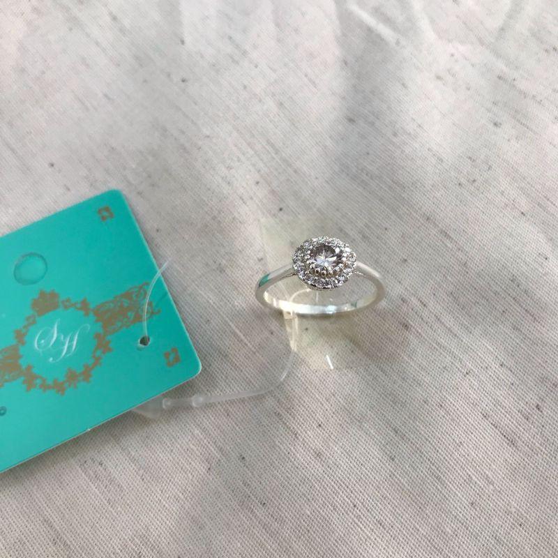 ANEL SOLITÁRIO INFINITY BANHADO A PRATA