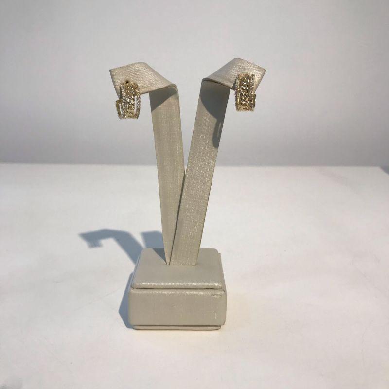 ARGOLA CORRENTARIA COM ZIRCÔNIA BANHADO A OURO