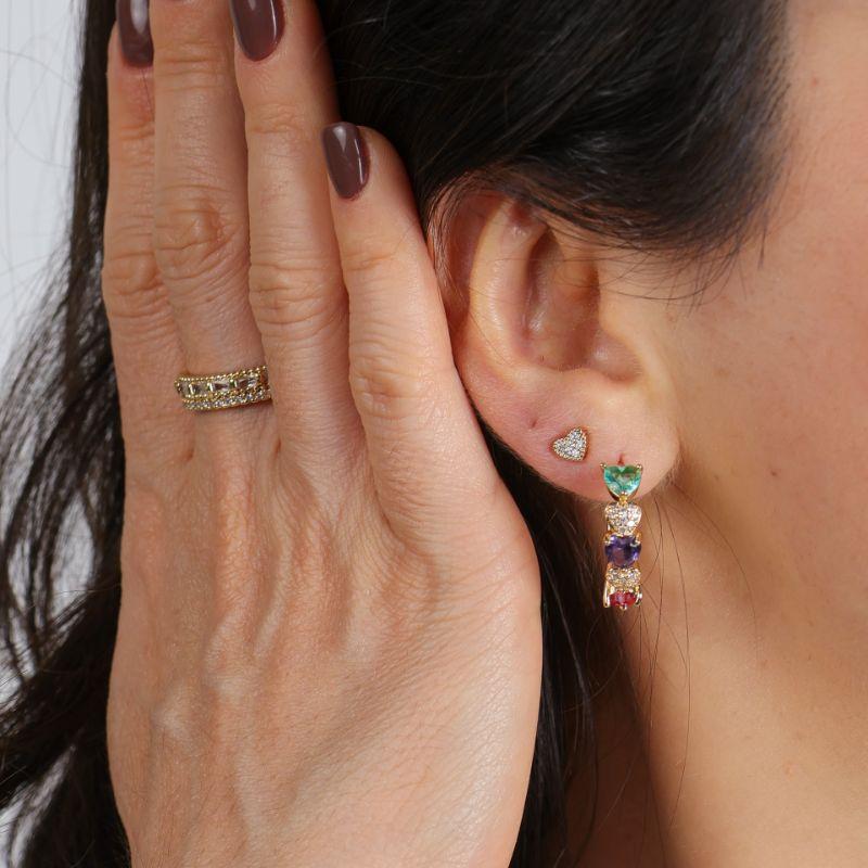 ANEL SPLENDORE EM ZIRCÔNIA BANHADO A OURO