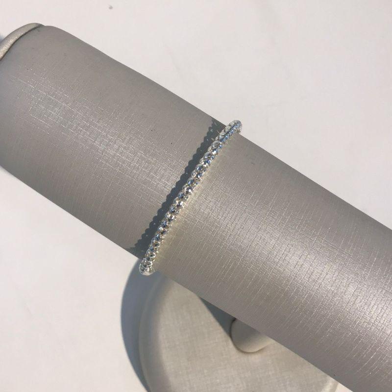 PULSEIRA MALHA CORRENTARIA BANHADO A PRATA