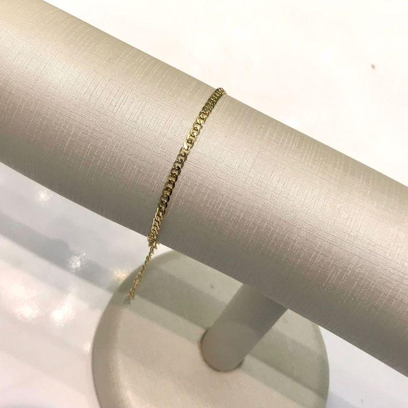 PULSEIRA ELO GRUMMET BANHADO A OURO