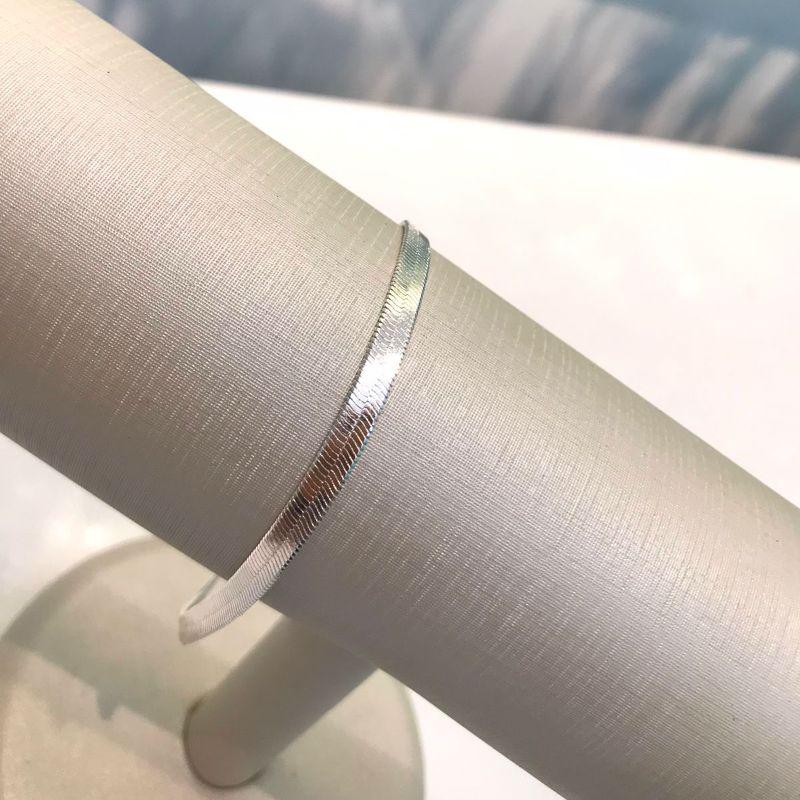 PULSEIRA FITA BANHADO A PRATA