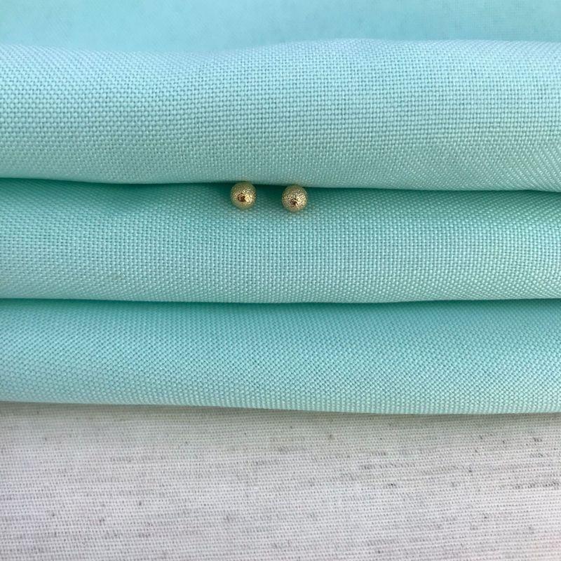 BRINCO ESFERA FOSCA TAM P BANHADO A OURO