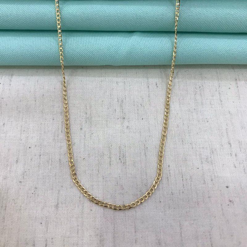 CHOKER GRUMET BANHADO A OURO