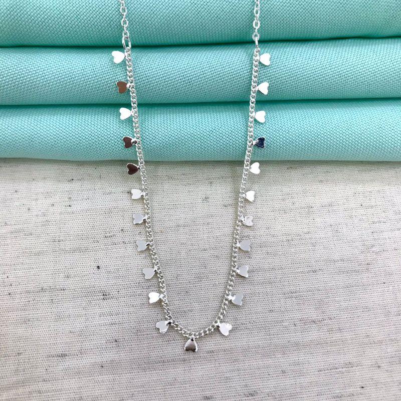 COLAR LOVELY BANHADO A PRATA