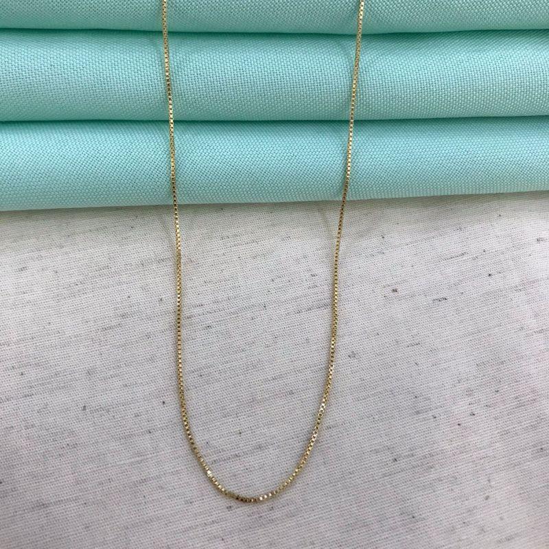 COLAR VENEZIANA BANHADO A OURO