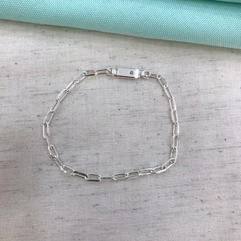 PULSEIRA CARTIER MASCULINO INFANTIL BANHADO A PRATA