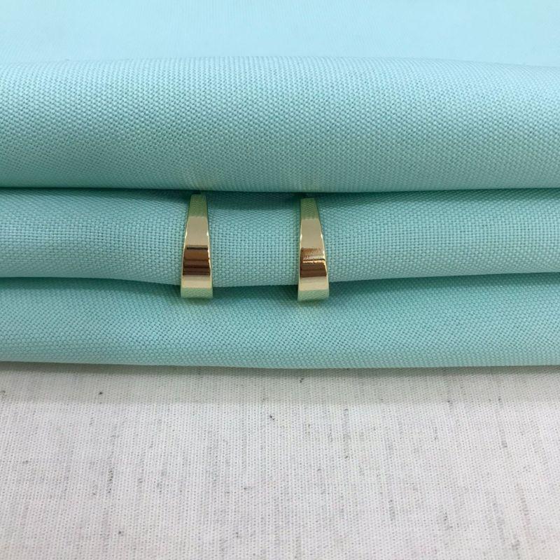 ARGOLA WIDE BANHADO A OURO