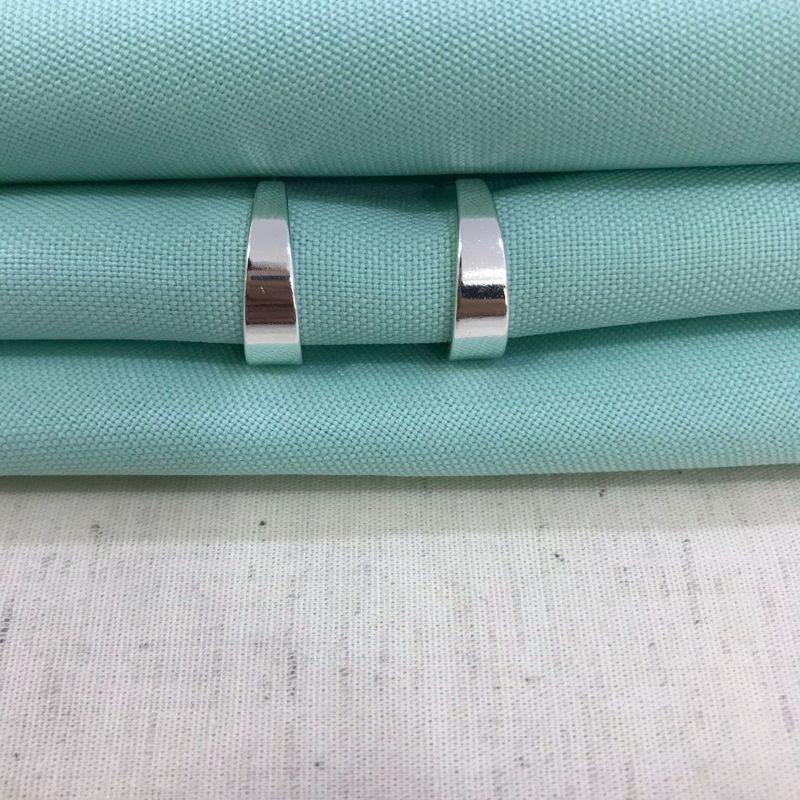 ARGOLA WIDE BANHADO A PRATA