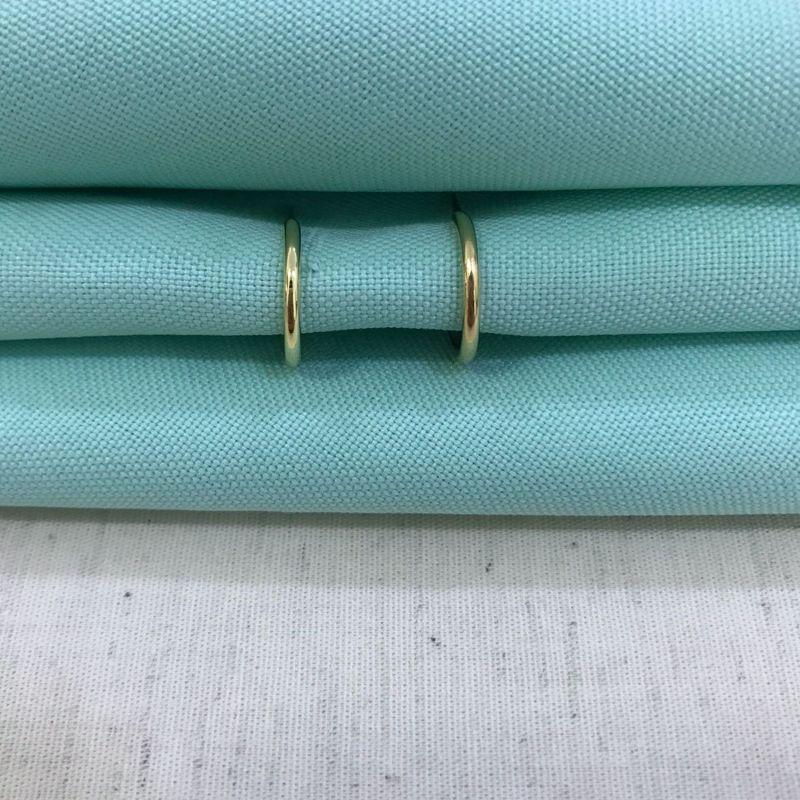 ARGOLINHA SLIM BANHADO A OURO