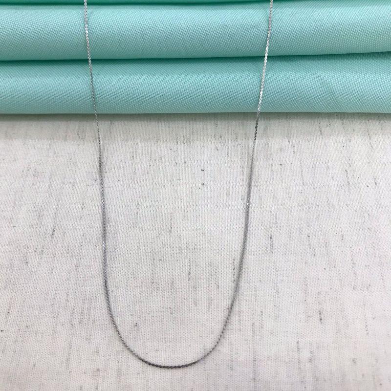 CORRENTE ELOS TORCIDOS MACULINO AÇO INOXIDÁVEL PRATA