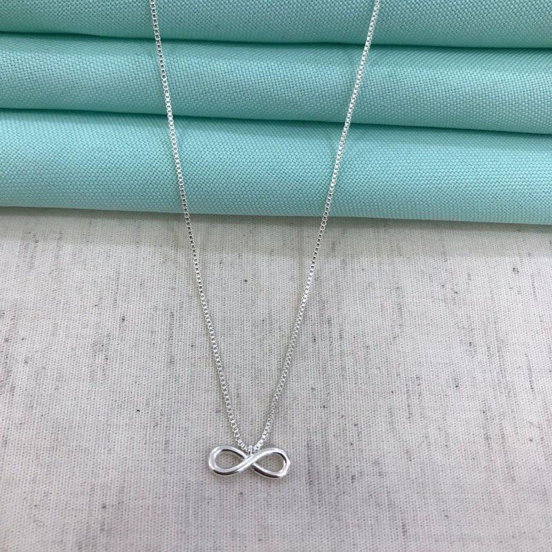 CHOKER INFINITO BANHADO A PRATA