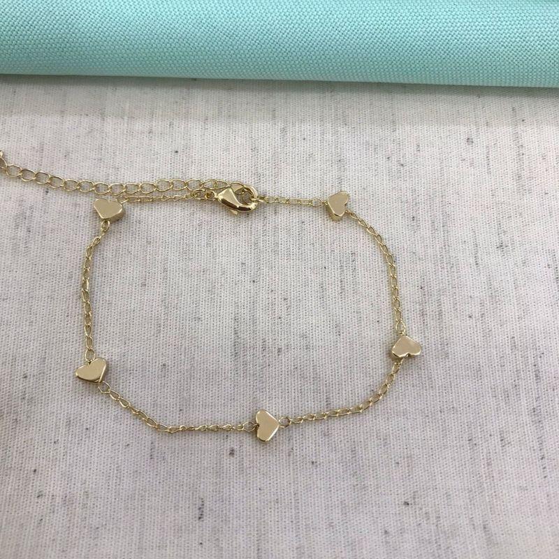 PULSEIRA AMOR ETERNO BANHADO A OURO