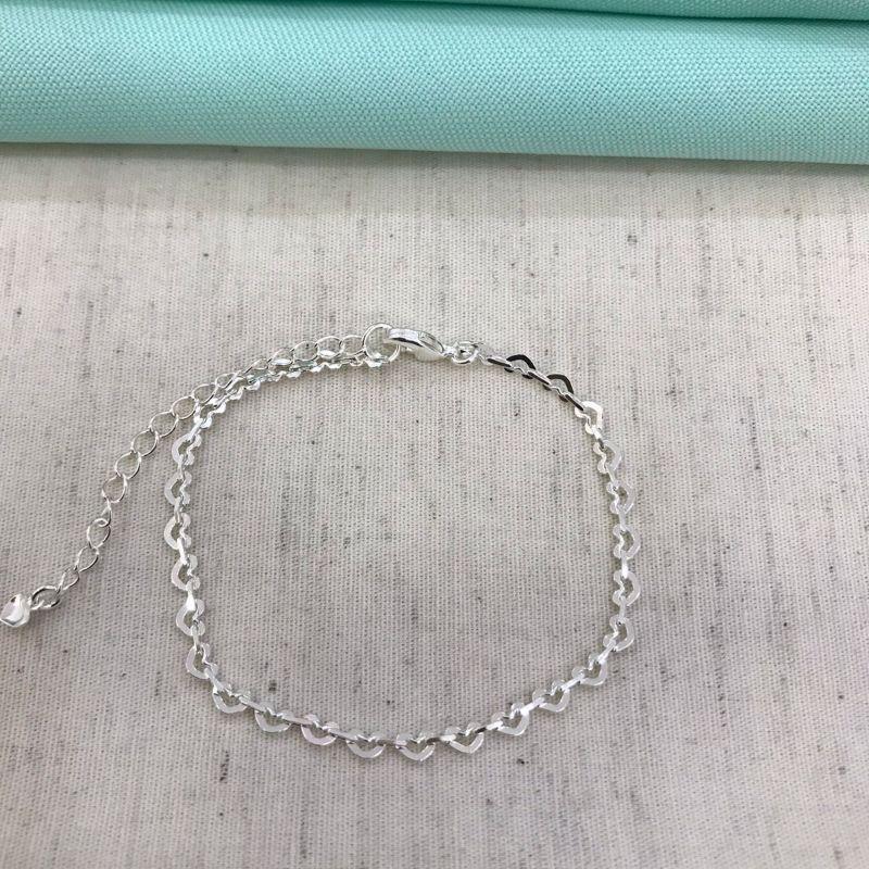 PULSEIRA AMORE BANHADO A PRATA