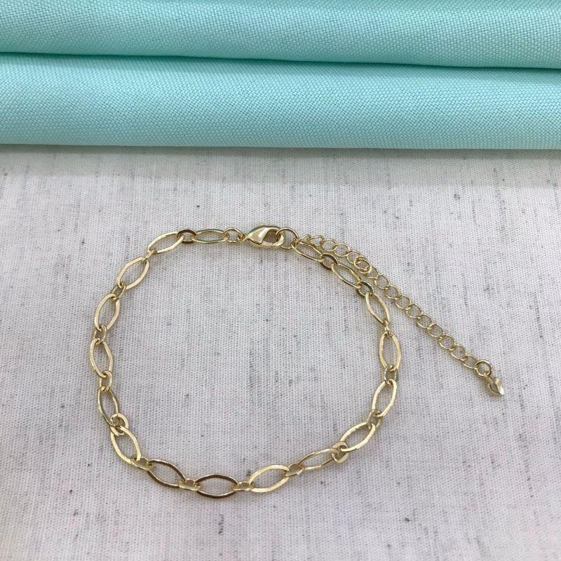 PULSEIRA ELOS BANHADO A OURO