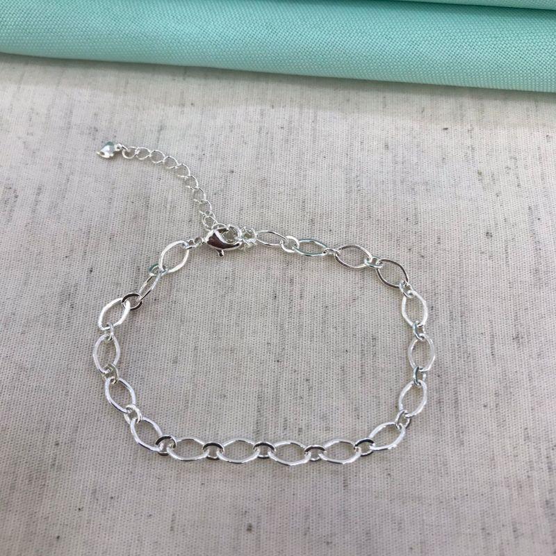 PULSEIRA ELOS BANHADO A PRATA