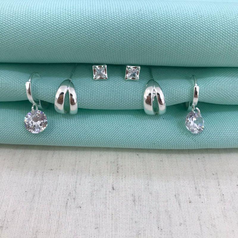 TRIO BEVERLLY BANHADO A PRATA