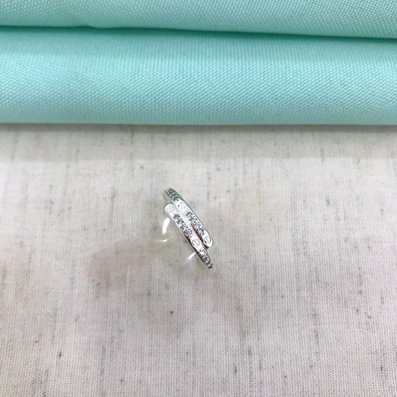 ANEL ZIRCÔNIA BANHADO A PRATA