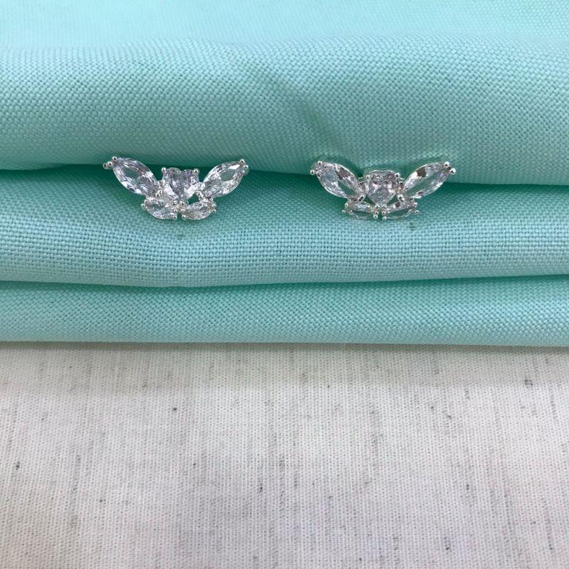 EARCUFF PROVENCE ZIRCÔNIA BANHADO A PRATA