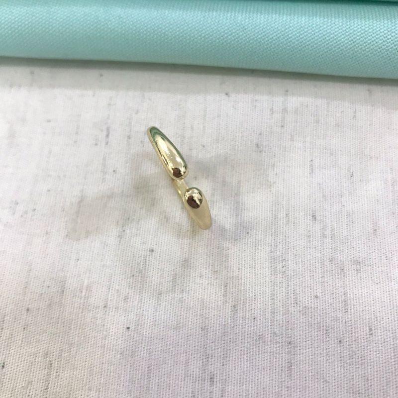 ANEL ORGÂNICO BANHADO A OURO