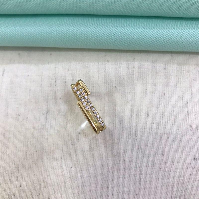 ANEL QUADRADO TRIPLO BANHADO A OURO