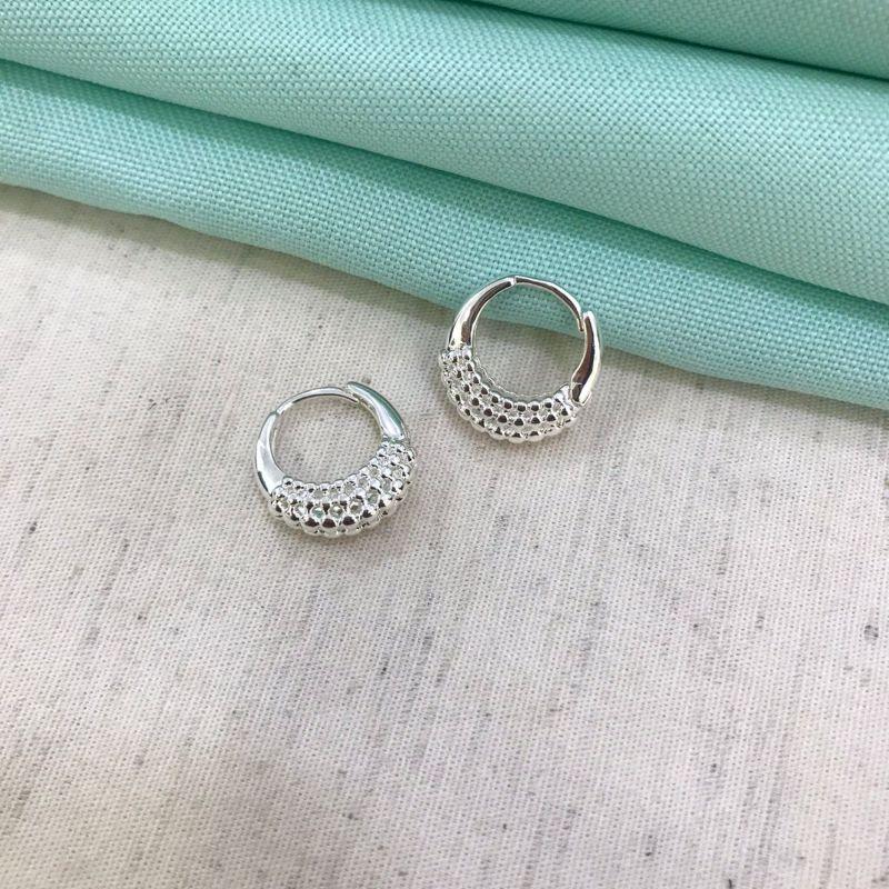 ARGOLA SPHERE TAM P BANHADO A PRATA