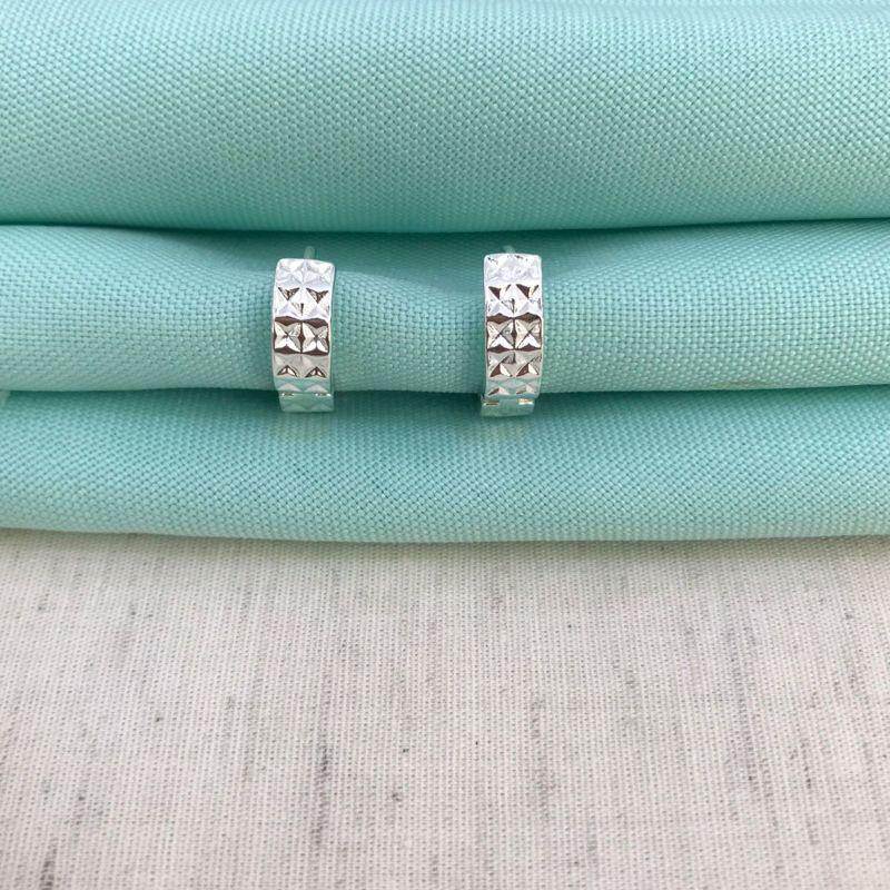 ARGOLA ORBIT BANHADO A PRATA