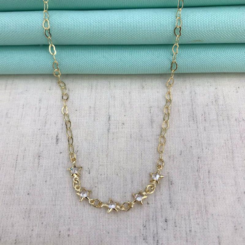 CHOKER ESTRELA BANHADO A OURO