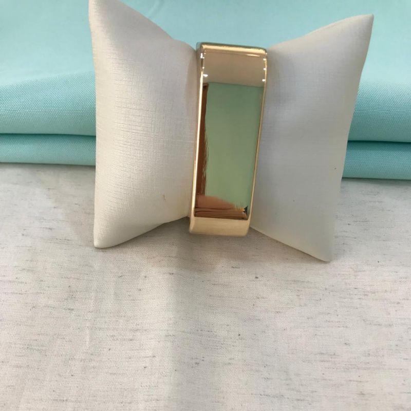 BRACELETE QUADRADO BANHADO A OURO